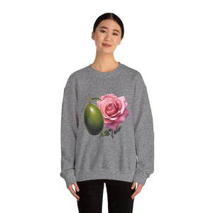 Olive tree / waterless beauty / olives and roses / Unisex Heavy Blend™ Crewneck Sweatshirt