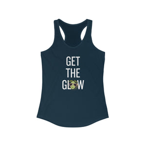 Get the glow / Olive tree consultant gift / shirt / Women's Ideal Racerback Tank