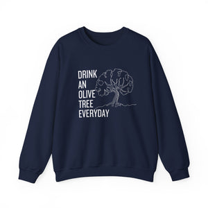 Water in skincare / waterless beauty / drink an olive tree / Unisex Heavy Blend™ Crewneck Sweatshirt