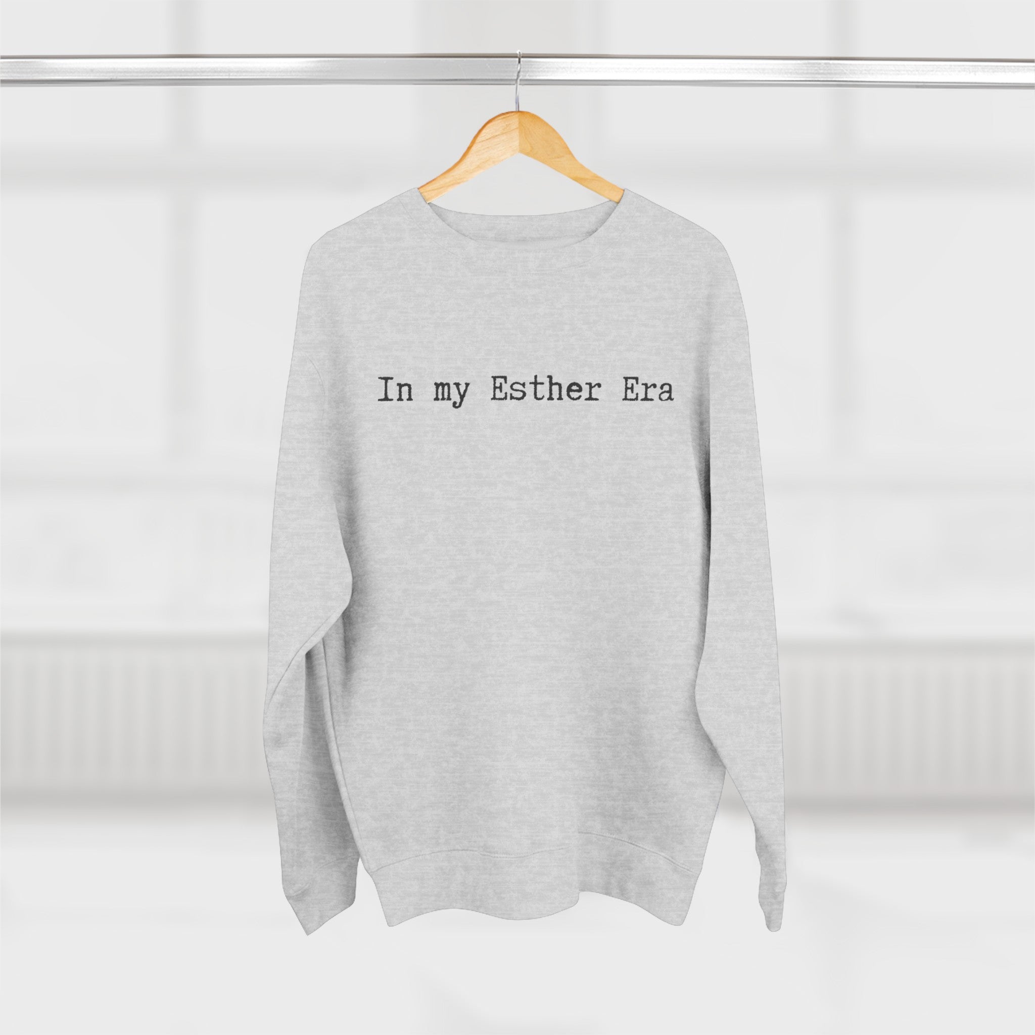 In my Esther era / hand drawn shirt / Bible gift / shirt /  Unisex Crewneck Sweatshirt