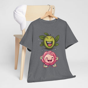 Olives and roses / olive trees / rose and olive cartoon / Unisex Heavy Cotton Tee