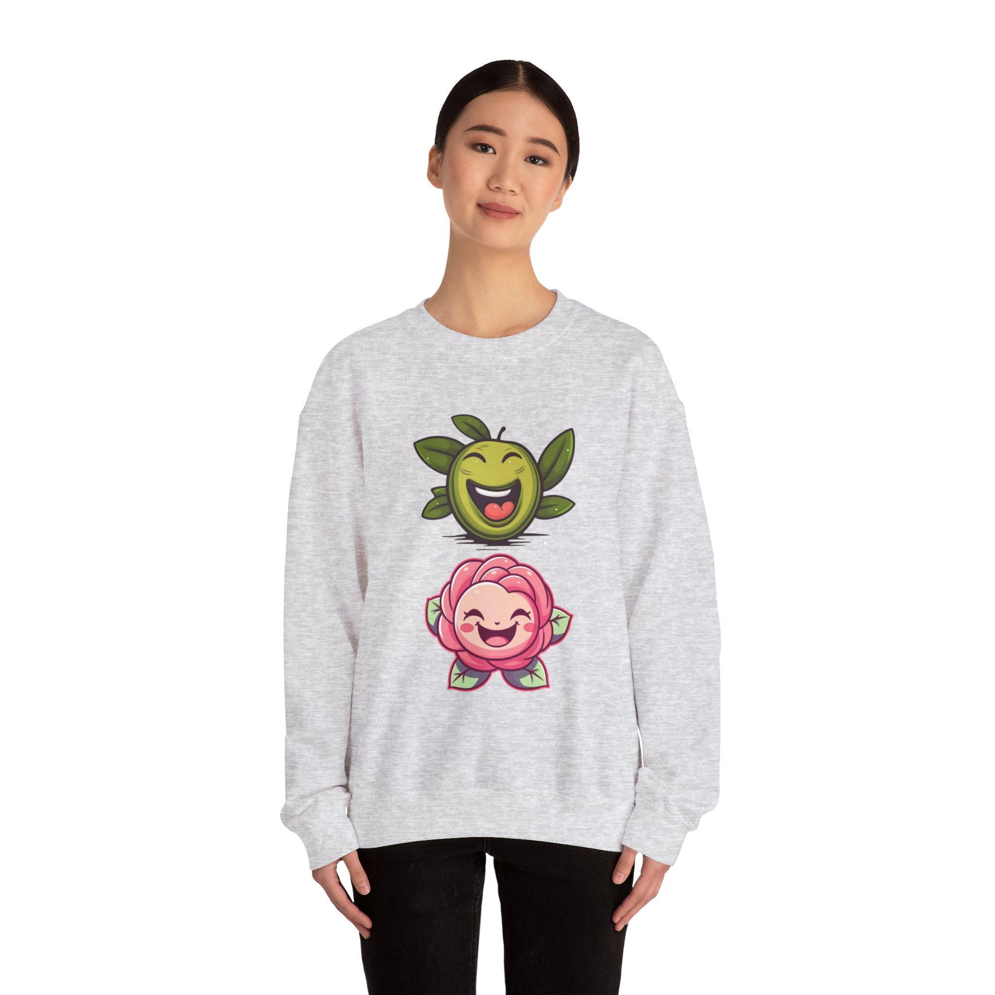 Olives and roses  / waterless beauty / olive tree / Unisex Heavy Blend™ Crewneck Sweatshirt