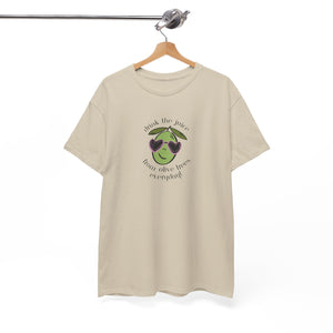 Drink skincare / olive trees / olive cartoon / Unisex Heavy Cotton Tee