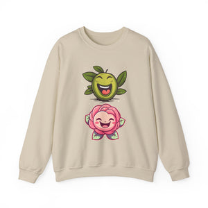 Olives and roses  / waterless beauty / olive tree / Unisex Heavy Blend™ Crewneck Sweatshirt