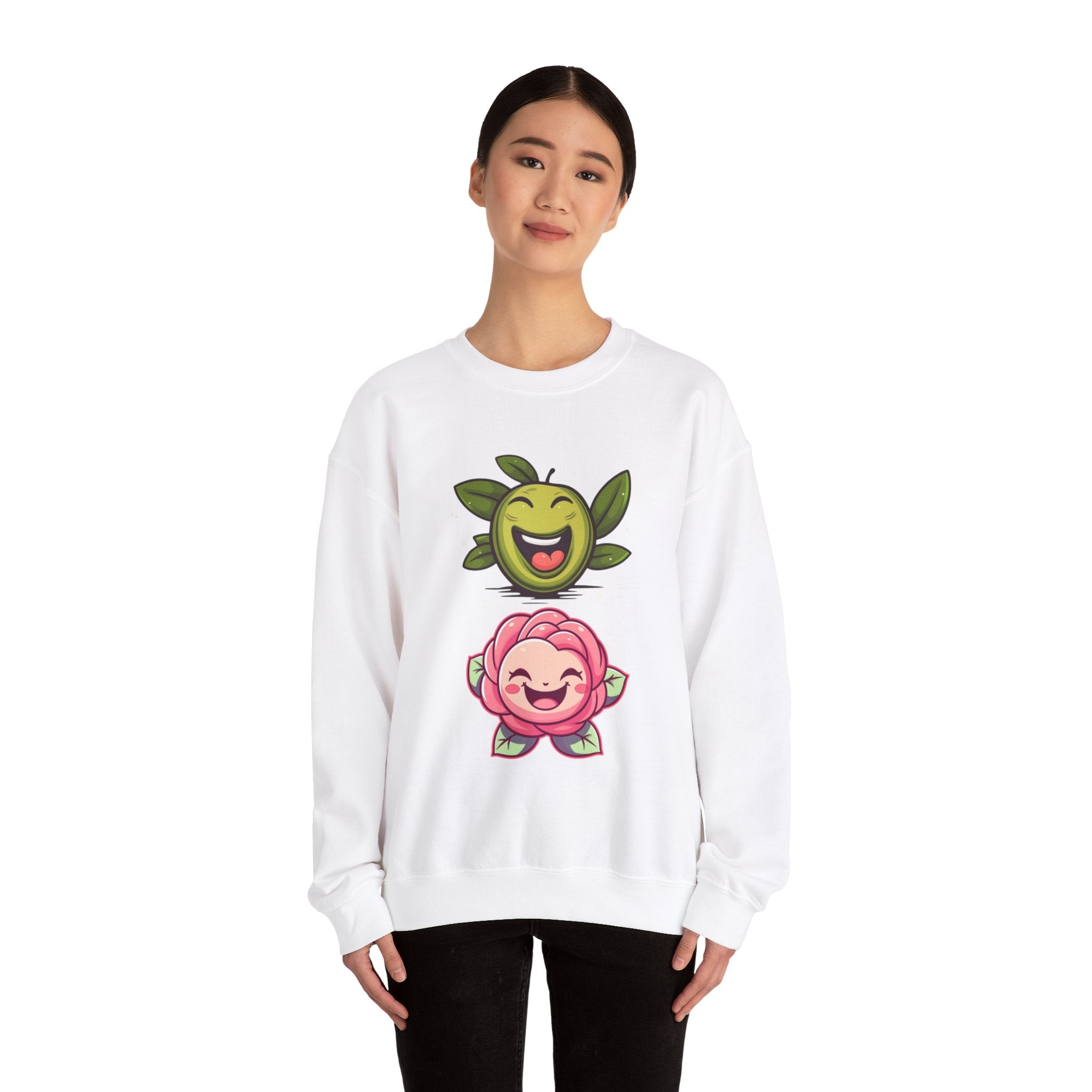 Olives and roses  / waterless beauty / olive tree / Unisex Heavy Blend™ Crewneck Sweatshirt