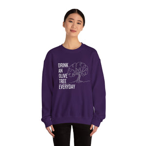 Water in skincare / waterless beauty / drink an olive tree / Unisex Heavy Blend™ Crewneck Sweatshirt