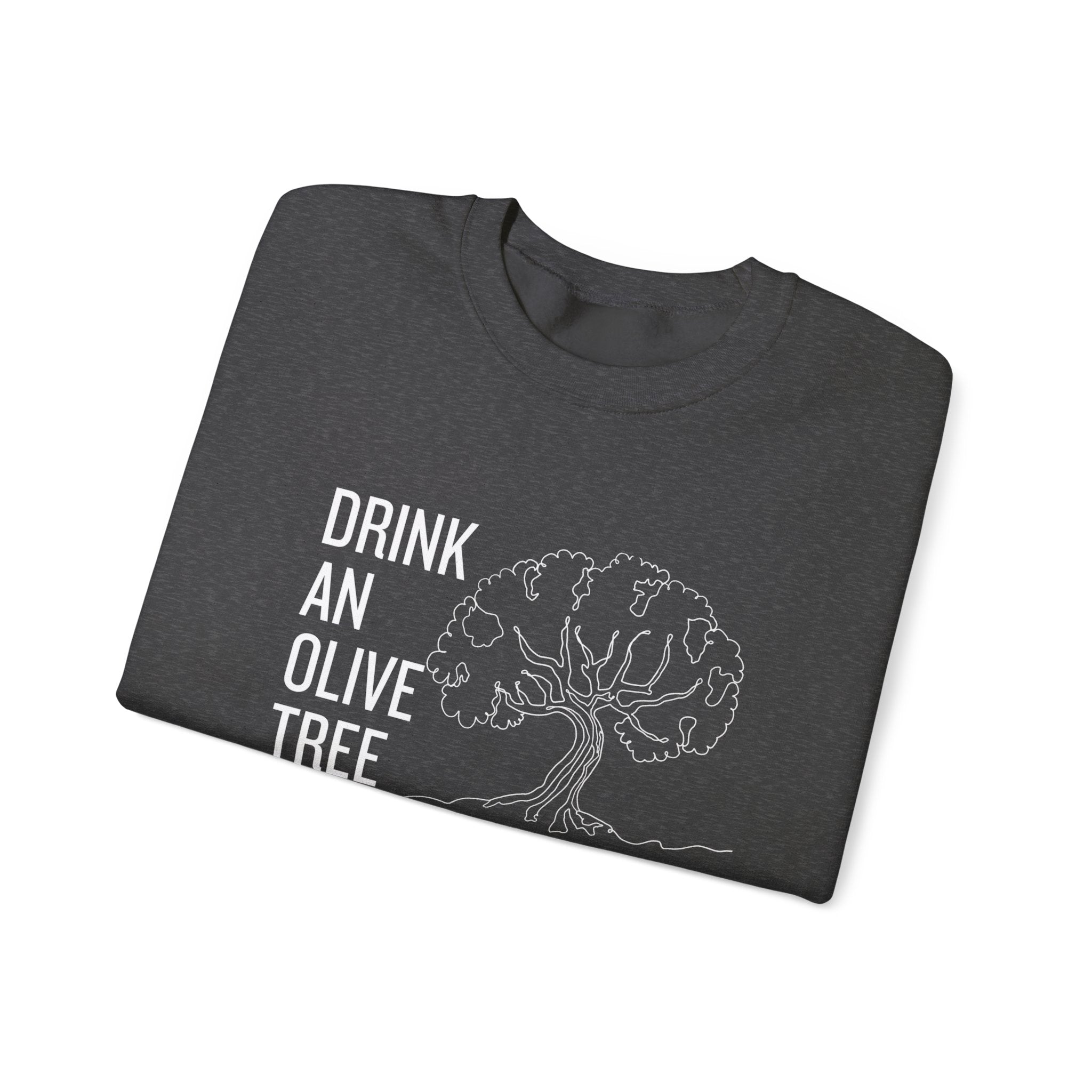 Water in skincare / waterless beauty / drink an olive tree / Unisex Heavy Blend™ Crewneck Sweatshirt