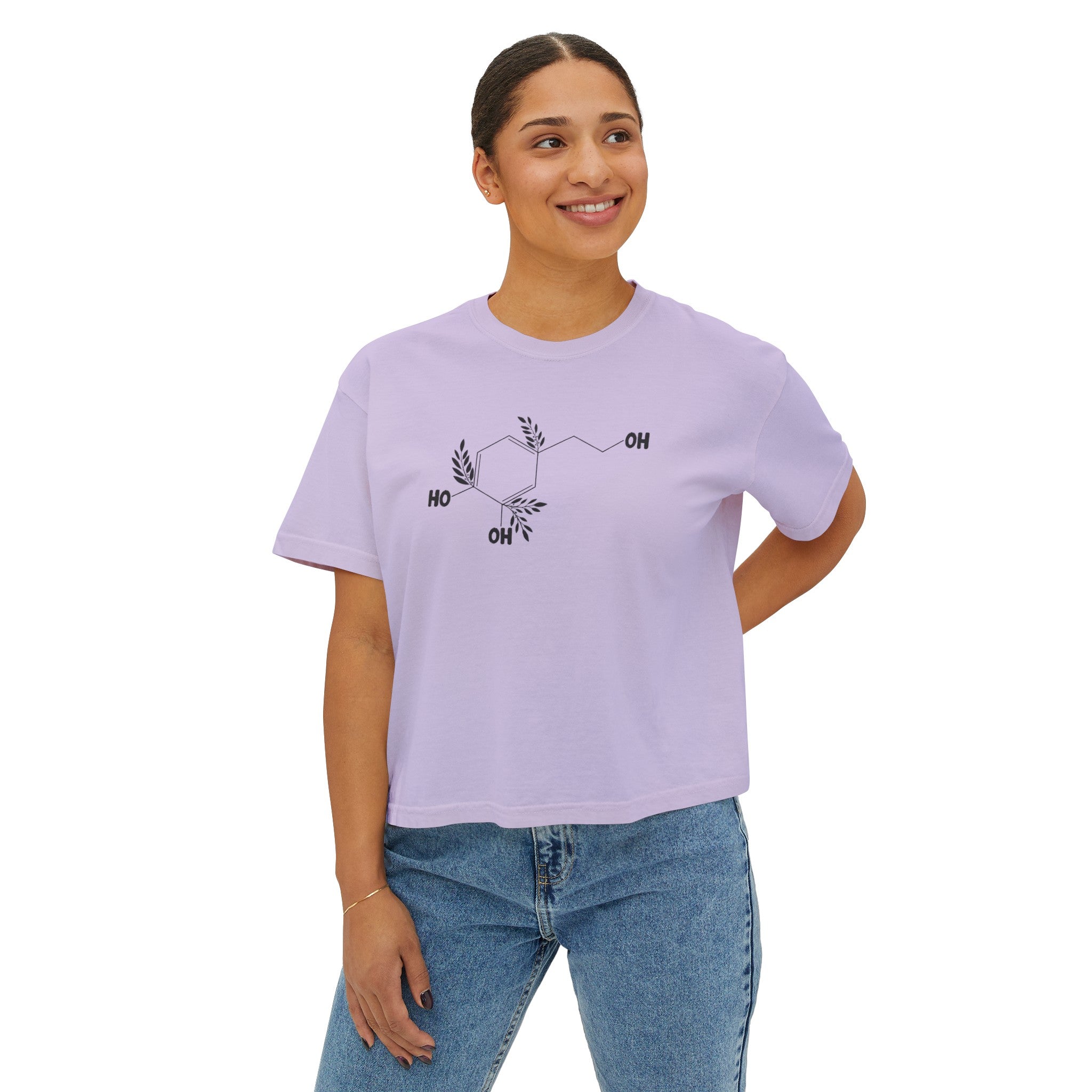 Hydroxytyrosol compound // Women's Boxy Tee