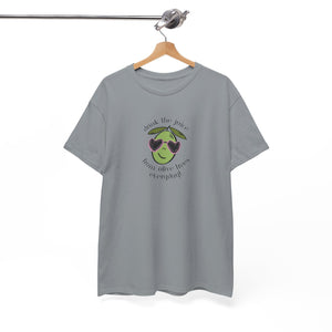 Drink skincare / olive trees / olive cartoon / Unisex Heavy Cotton Tee