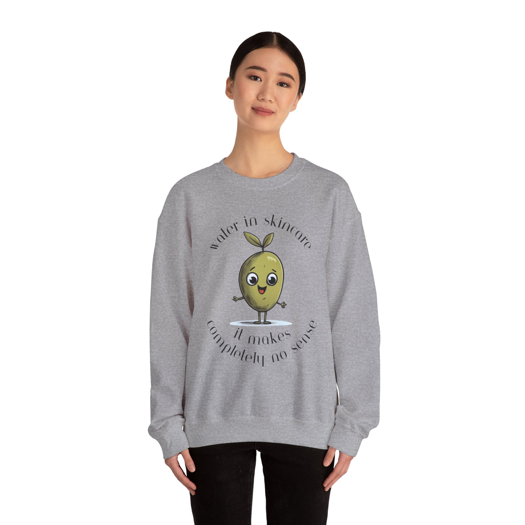 Water in skincare / waterless beauty / olive tree / Unisex Heavy Blend™ Crewneck Sweatshirt