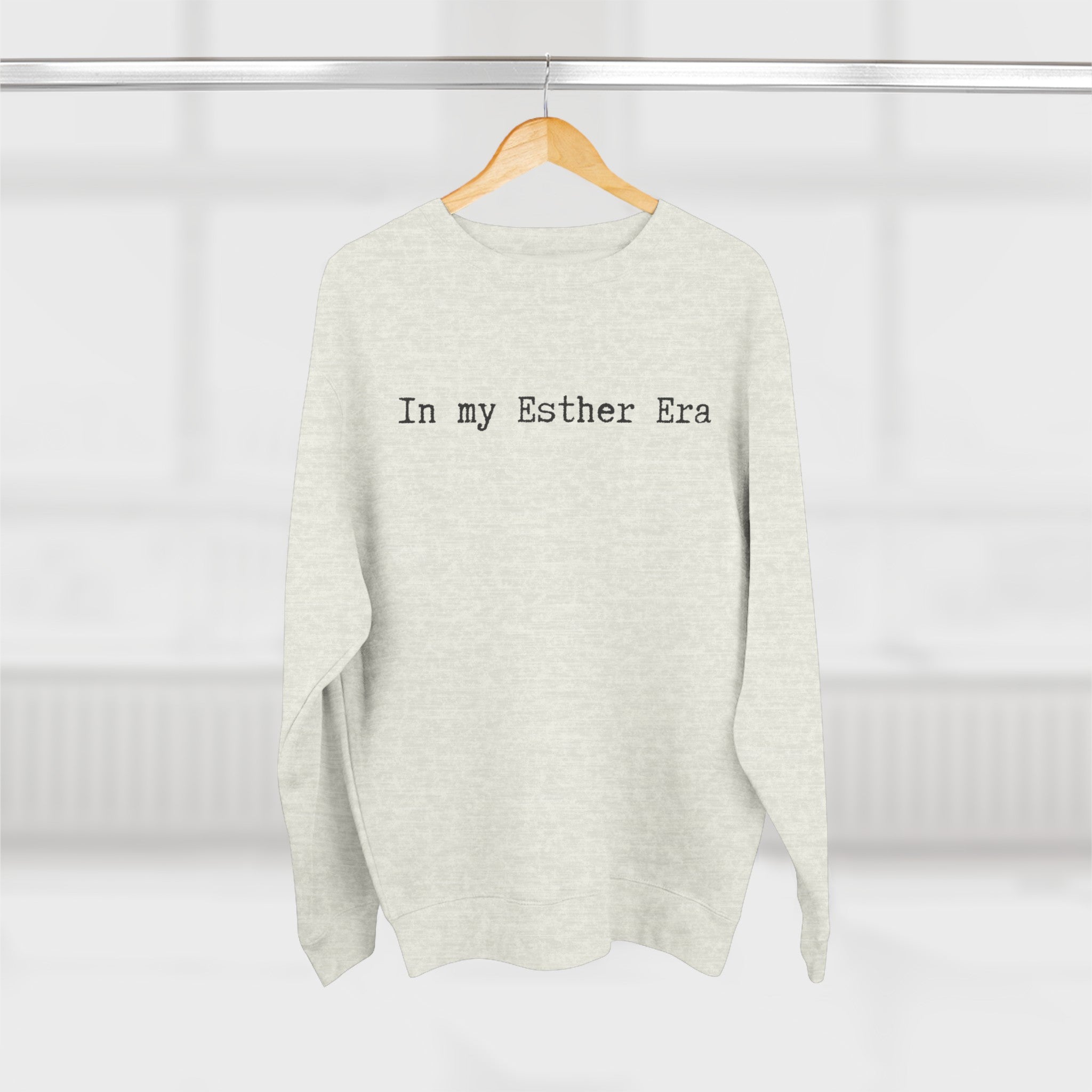 In my Esther era / hand drawn shirt / Bible gift / shirt /  Unisex Crewneck Sweatshirt