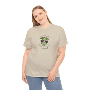 Drink skincare / olive trees / olive cartoon / Unisex Heavy Cotton Tee