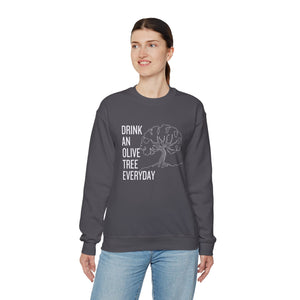 Water in skincare / waterless beauty / drink an olive tree / Unisex Heavy Blend™ Crewneck Sweatshirt