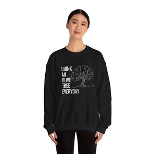 Water in skincare / waterless beauty / drink an olive tree / Unisex Heavy Blend™ Crewneck Sweatshirt
