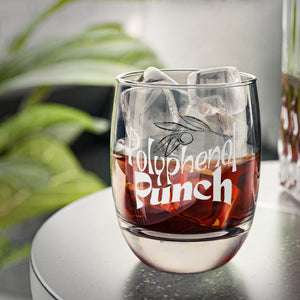 Black Olive /  Olive Tree Polyphenol punch / rank up consultant gift / 3.5 inch Whiskey Glass