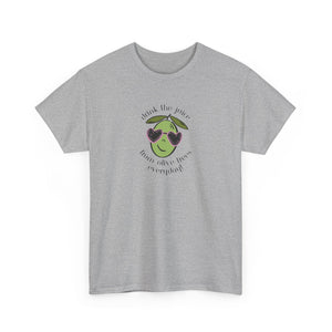 Drink skincare / olive trees / olive cartoon / Unisex Heavy Cotton Tee