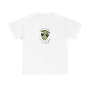 Drink skincare / olive trees / olive cartoon / Unisex Heavy Cotton Tee