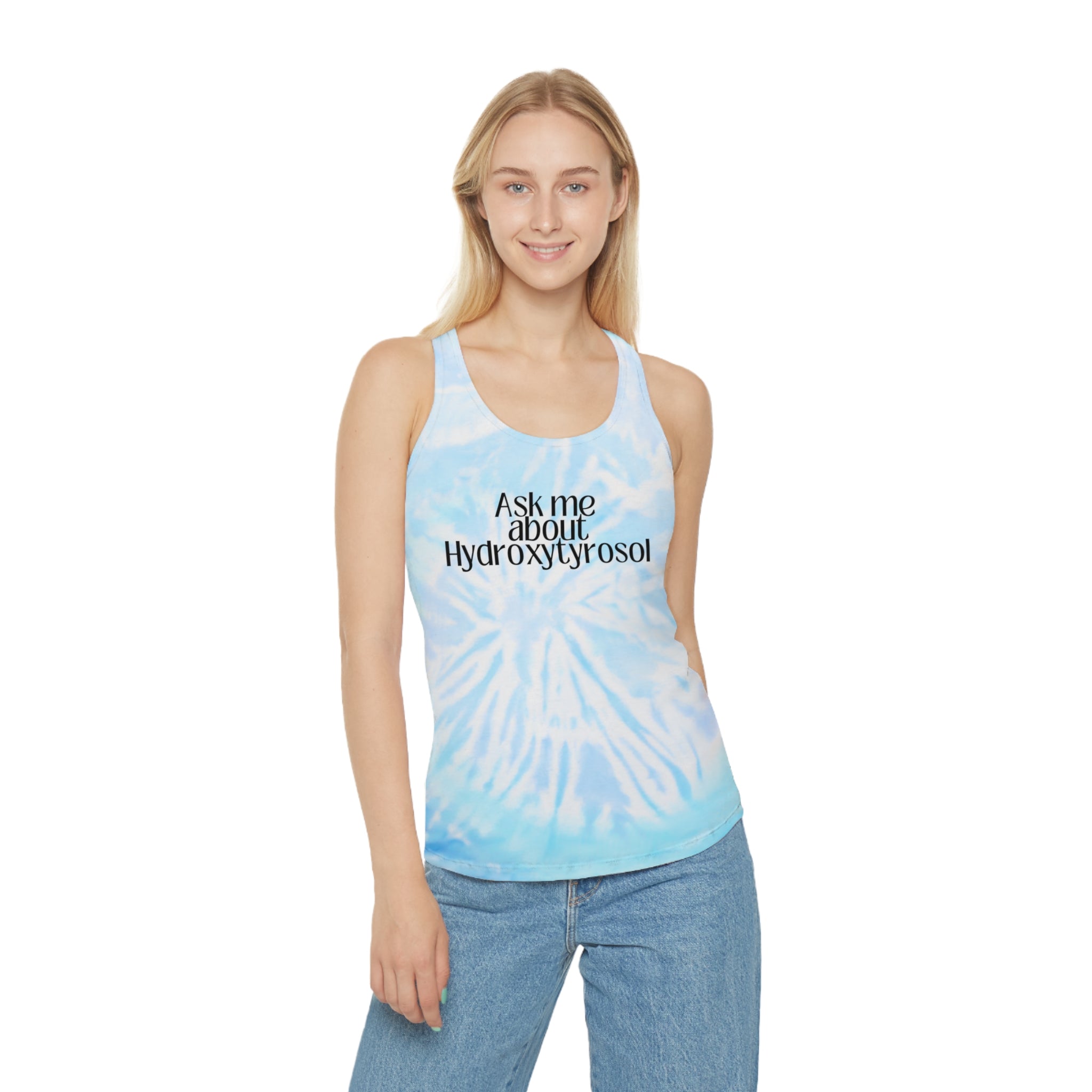 Water in Skincare // Tie Dye Racerback Tank Top