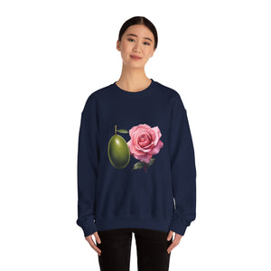 Olive tree / waterless beauty / olives and roses / Unisex Heavy Blend™ Crewneck Sweatshirt