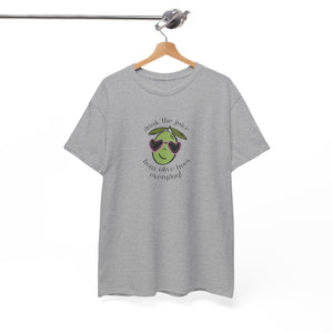 Drink skincare / olive trees / olive cartoon / Unisex Heavy Cotton Tee