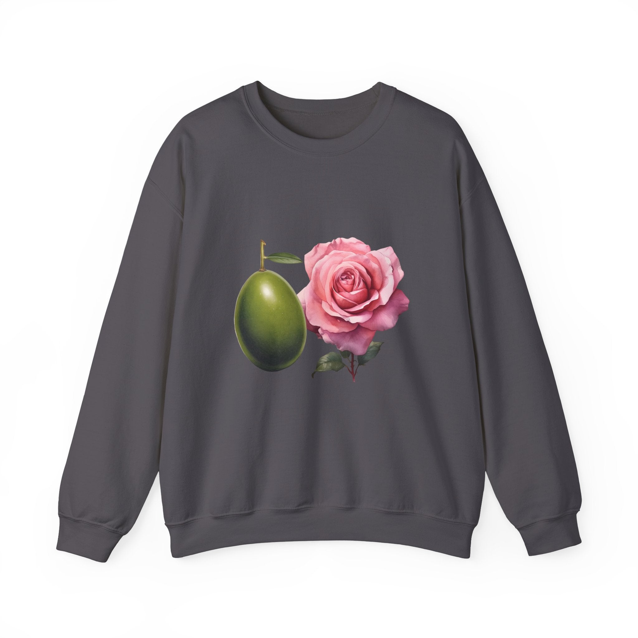 Olive tree / waterless beauty / olives and roses / Unisex Heavy Blend™ Crewneck Sweatshirt