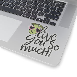 Olive you / Olive cartoon / Kiss-Cut Stickers