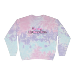 In my Esther era / hand drawn shirt / Bible gift / shirt /  Unisex Tie-Dye Sweatshirt