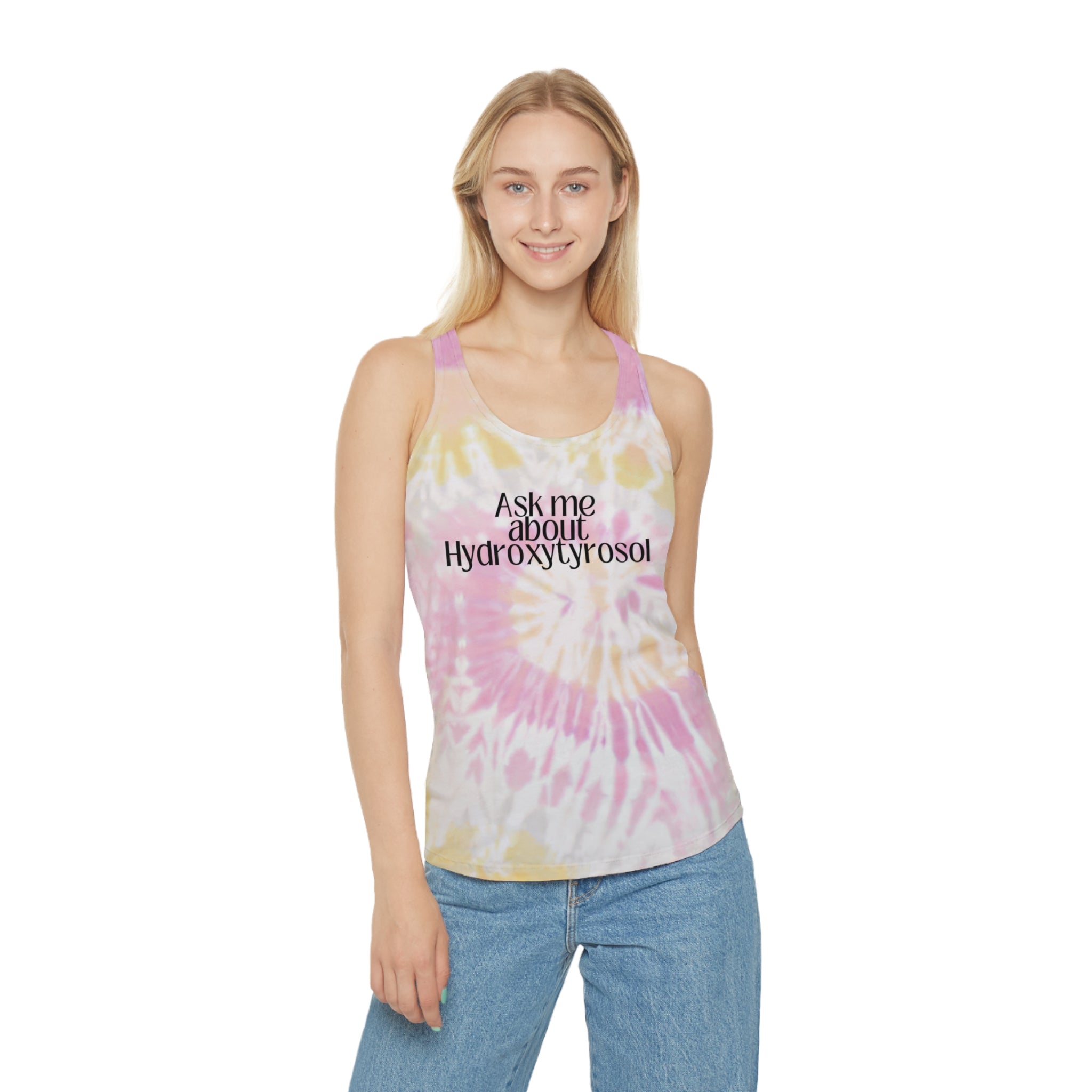 Water in Skincare // Tie Dye Racerback Tank Top