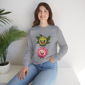 Olives and roses  / waterless beauty / olive tree / Unisex Heavy Blend™ Crewneck Sweatshirt