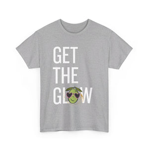 Get the glow / Olive cartoon / Unisex Heavy Cotton Tee