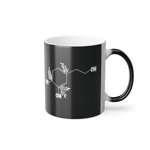 Hydroxytyrosol dealer / designs shows up when mug gets warm / Color Morphing Mug, 11oz