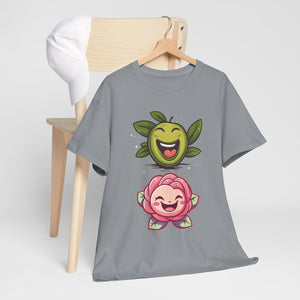 Olives and roses / olive trees / rose and olive cartoon / Unisex Heavy Cotton Tee