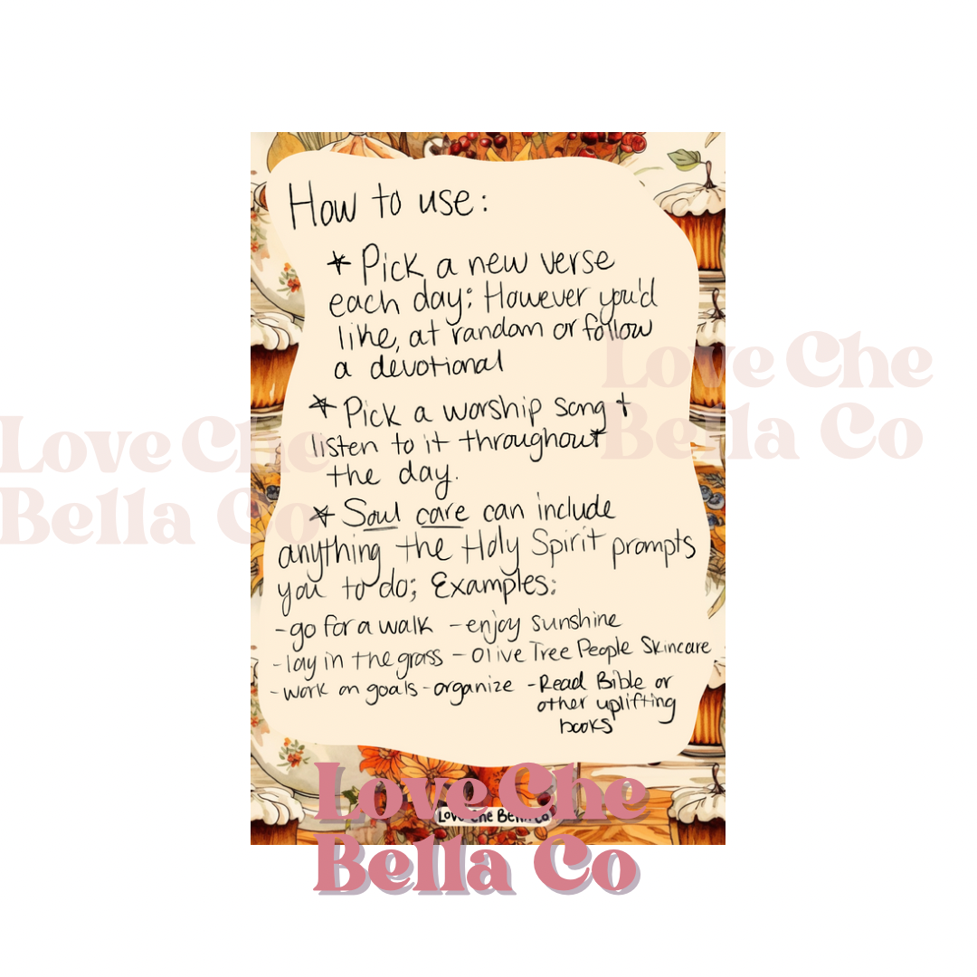 Daily Soul To Do List 4x6 Notepad -