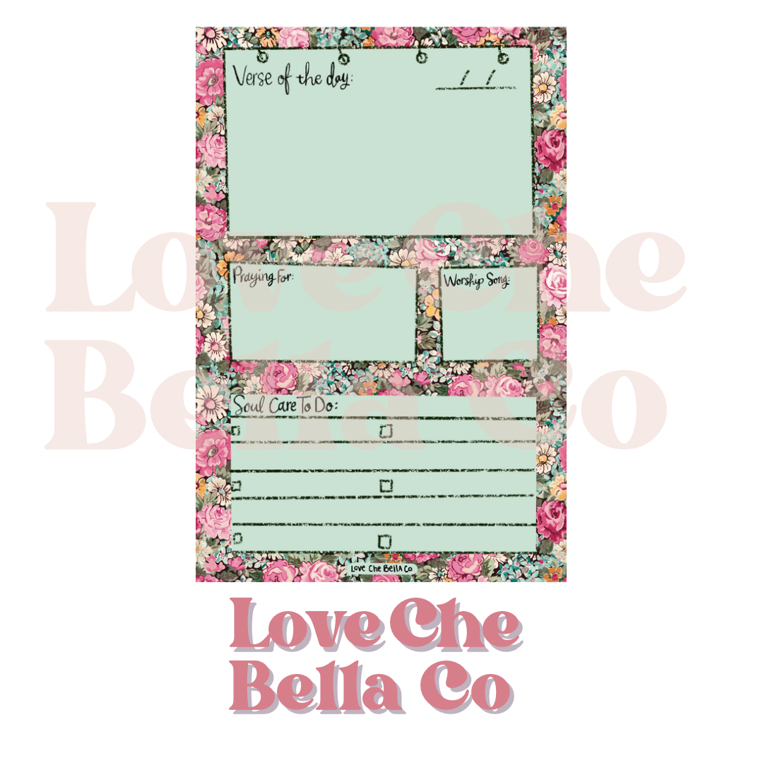 Daily Soul To Do List 4x6 Notepad -