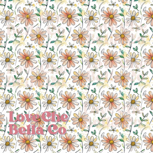 Daisy sketch seamless - File