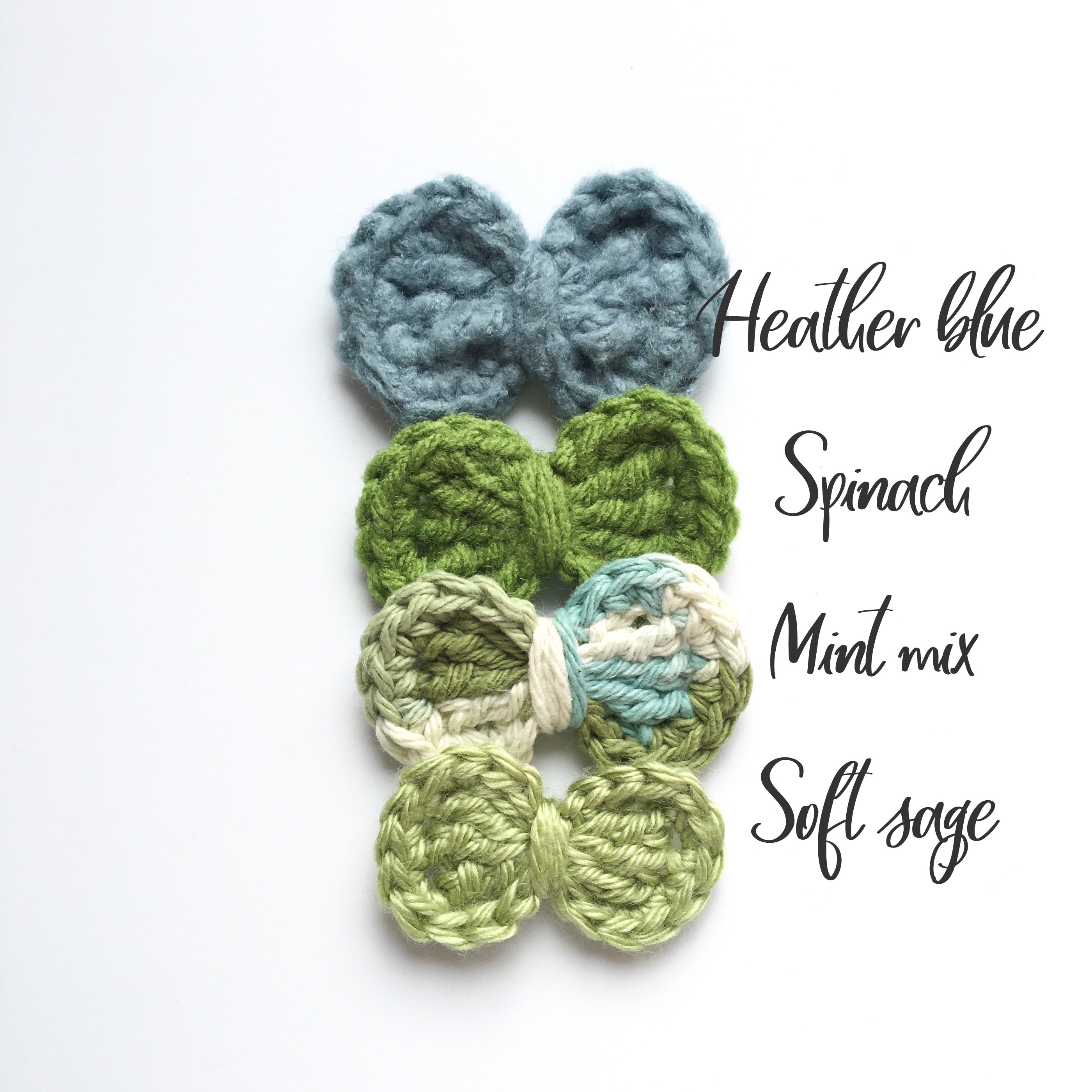 St. Paddy’s Day Crocheted Bows