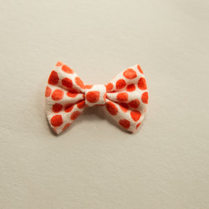 Flannel orange dot 2 inch - Fall - vintage