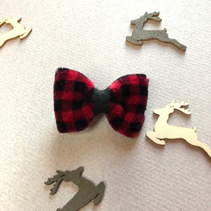 Vintage Velour buffalo plaid - 2 inch