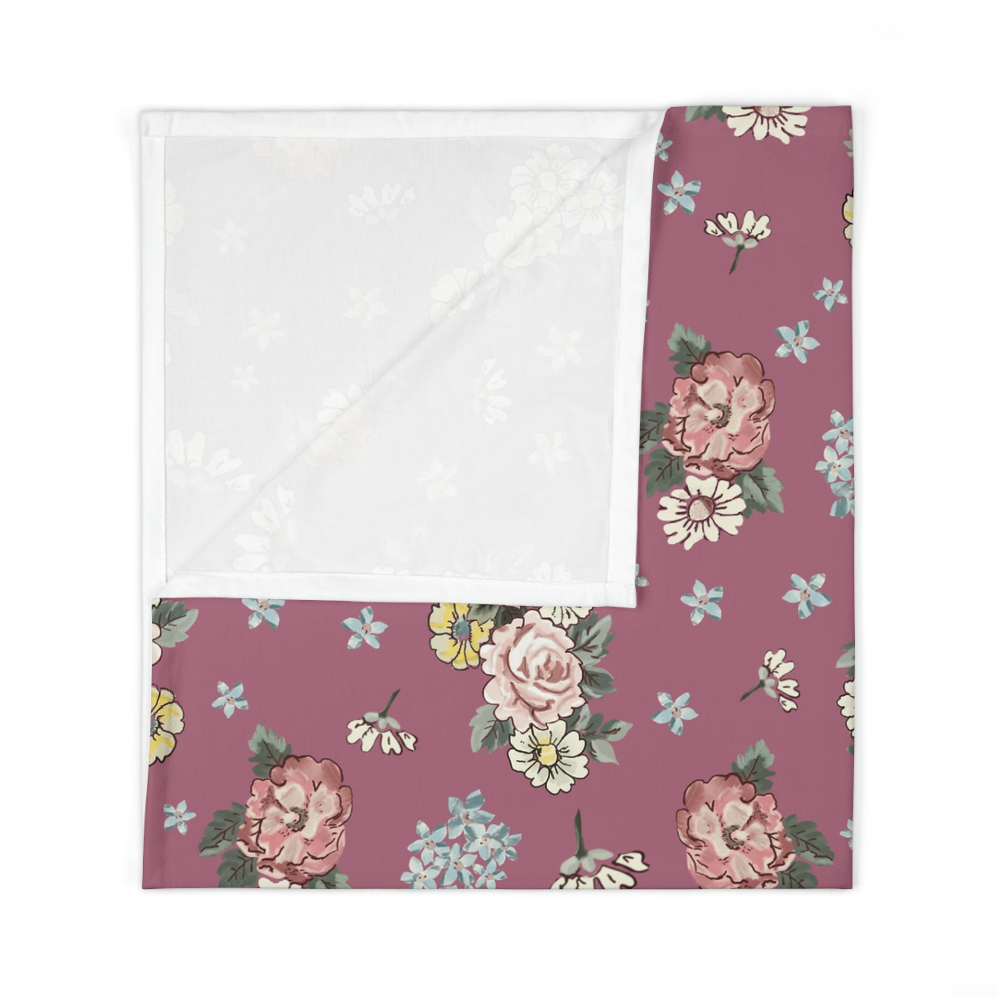 Baby Swaddle Blanket / Berry Floral