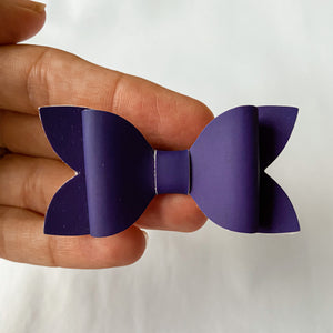 Purple color changing Zoe bow -