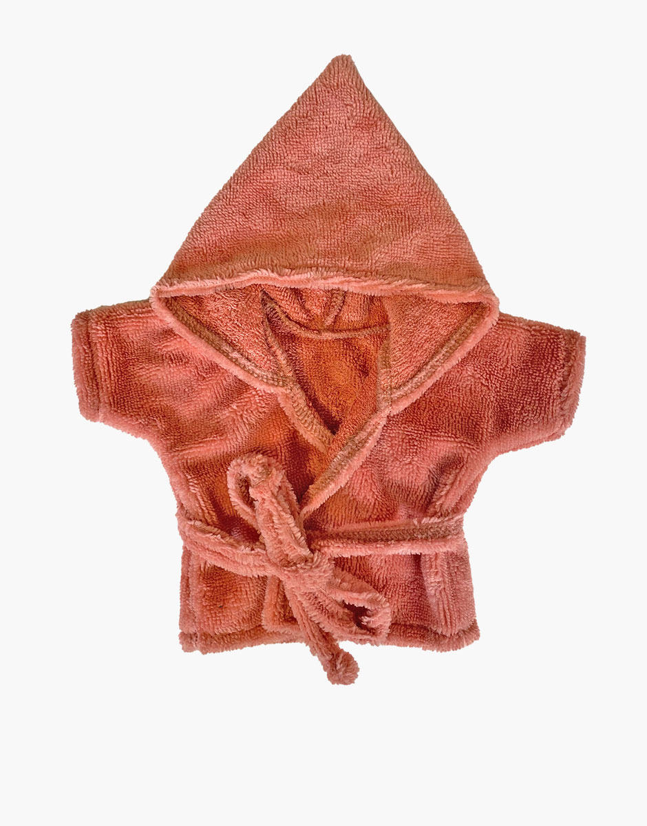 Dark peach camel robe - Minikane