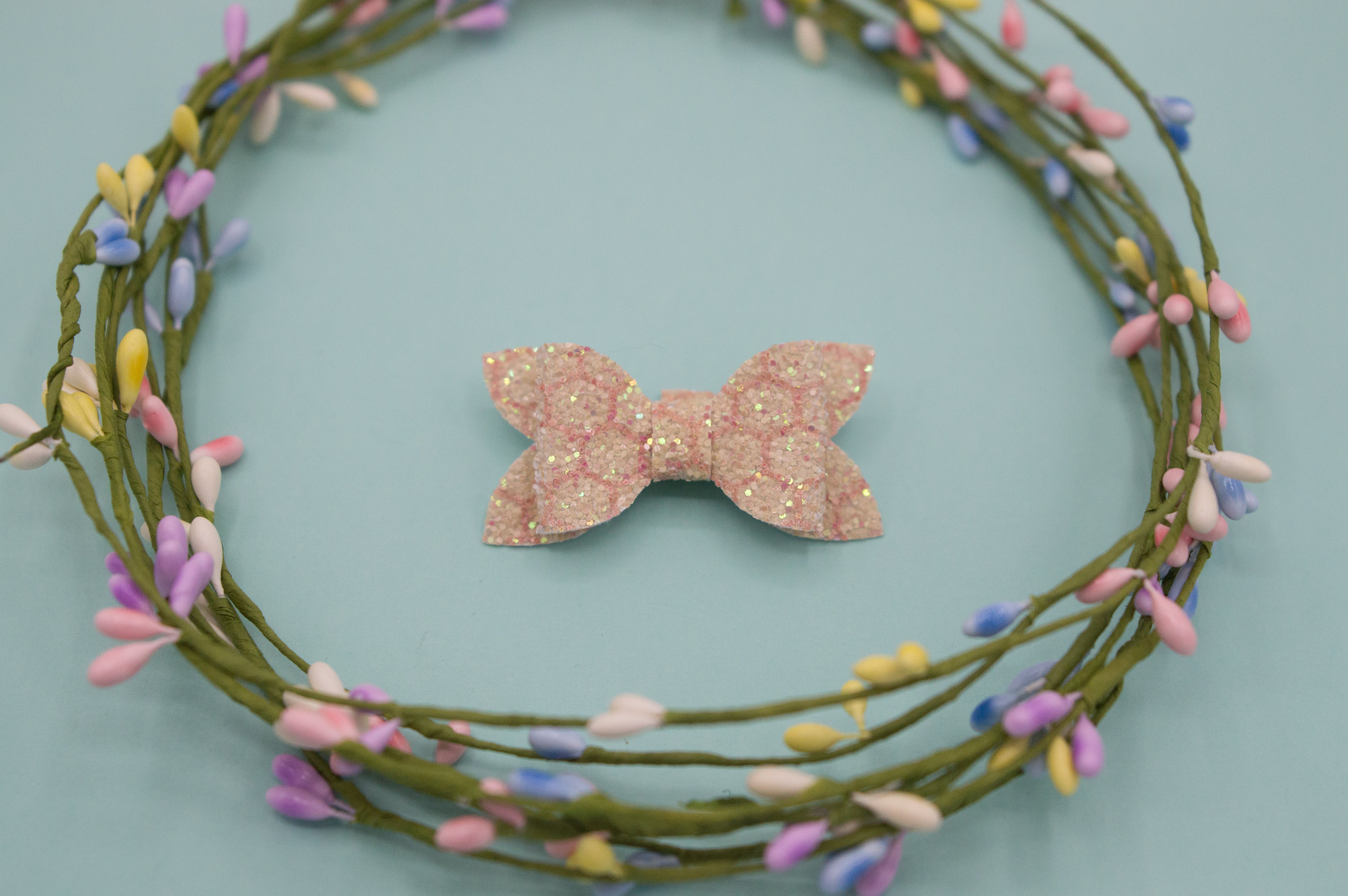 Honeycomb sparkle Zoe Bow - HOPE