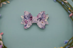 Purple floral Ember Bow - HOPE SS3