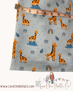 Giraffe rainbows knit PRE-ORDER - made to order