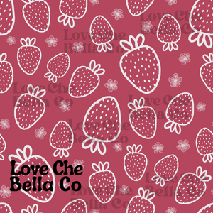 Mauve Strawberry Love - Seamless File