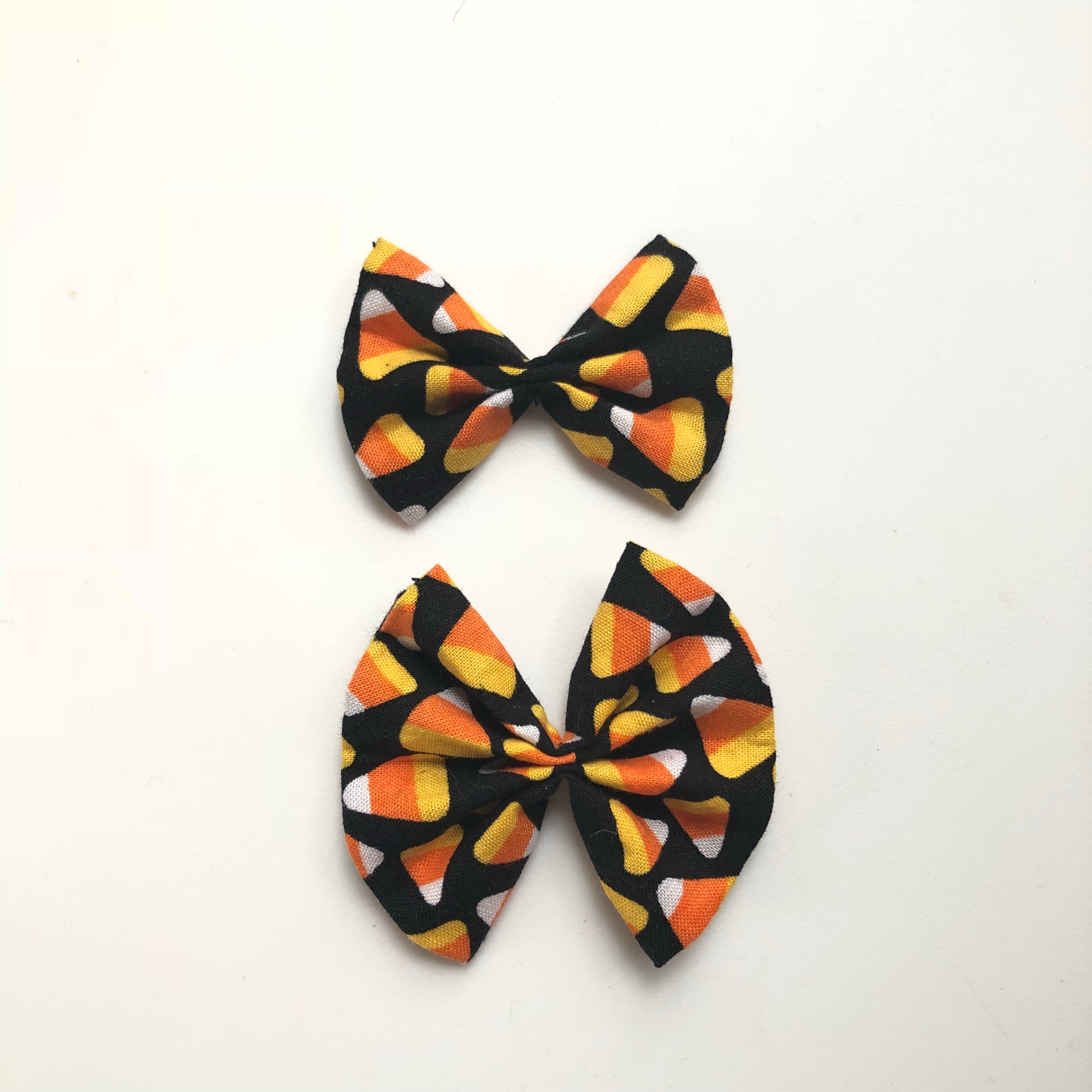 2 inch candy corn fall bow