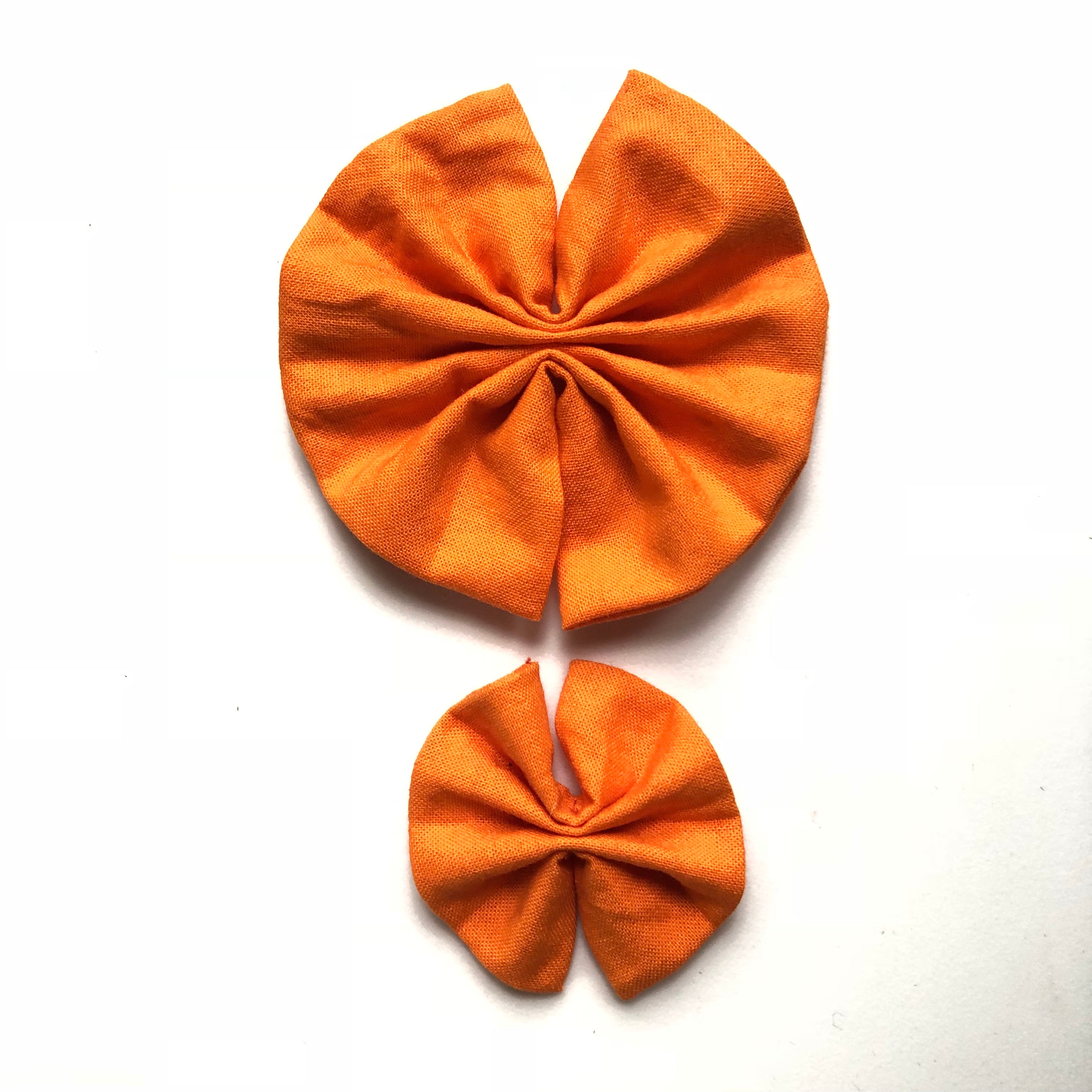 Orange pumpkin Amelia bows