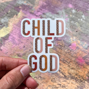 3x3 inch - Child of God - Sticker RTS