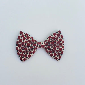 Vintage Stars and squares  classic bow LFR
