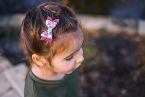 Honeycomb sparkle Zoe Bow - HOPE